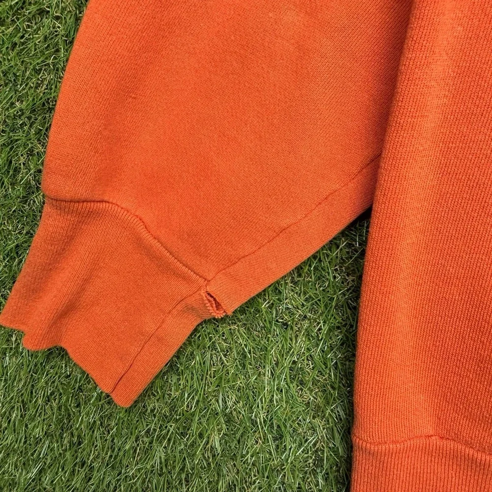 Vintage Logo 7 Cleveland Browns Sweatshirt Mens Small Fleece Lined Made in USA